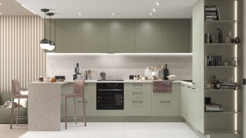 Тренды и новые цвета в дизайне современных кухонь в 2023 году в Венгерово - vengerovo.mebel54.com | фото