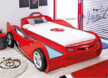 CARBED Кровать-машина Coupe с выдвижной кроватью Red 20.03.1306.00 в Венгерово - vengerovo.mebel54.com | фото