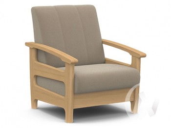 Кресло для отдыха Омега (бук лак/CATANIA LATTE) в Венгерово - vengerovo.mebel54.com | фото