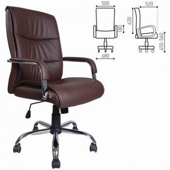 Кресло офисное BRABIX Space EX-508 (коричневый) в Венгерово - vengerovo.mebel54.com | фото