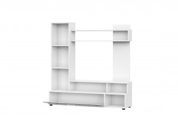 Мебель для гостиной "МГС 9" Белый / Цемент светлый в Венгерово - vengerovo.mebel54.com | фото